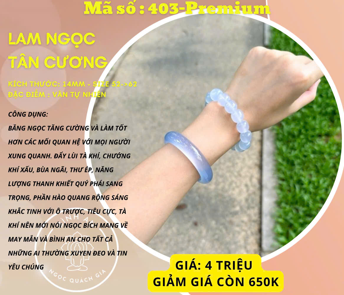 LAM NGỌC TÂN CƯƠNG - Mã số: 403-Premium - Ngọc Quách Gia