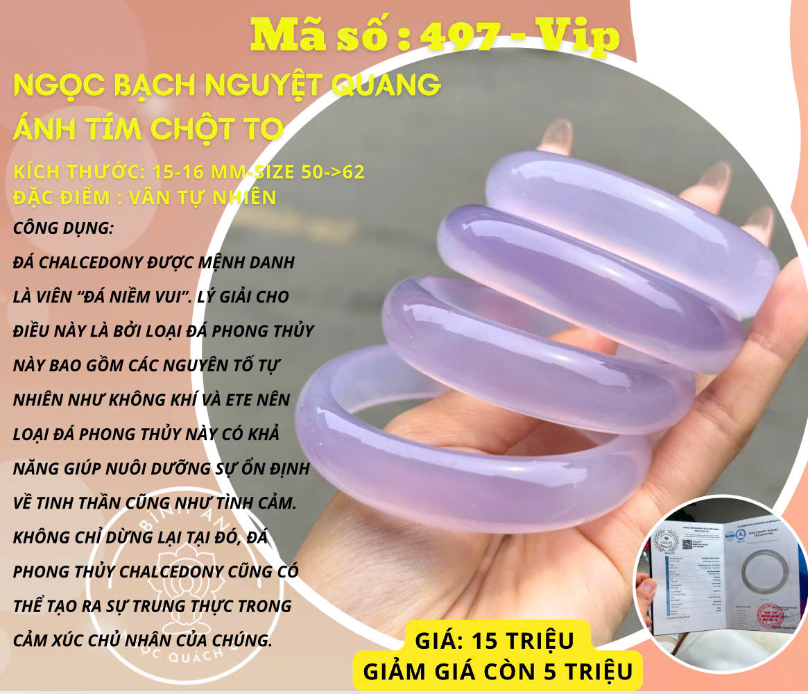 Vòng Tay Ngọc Phỉ Thúy Miến Điện - Mã số 459-Luxury