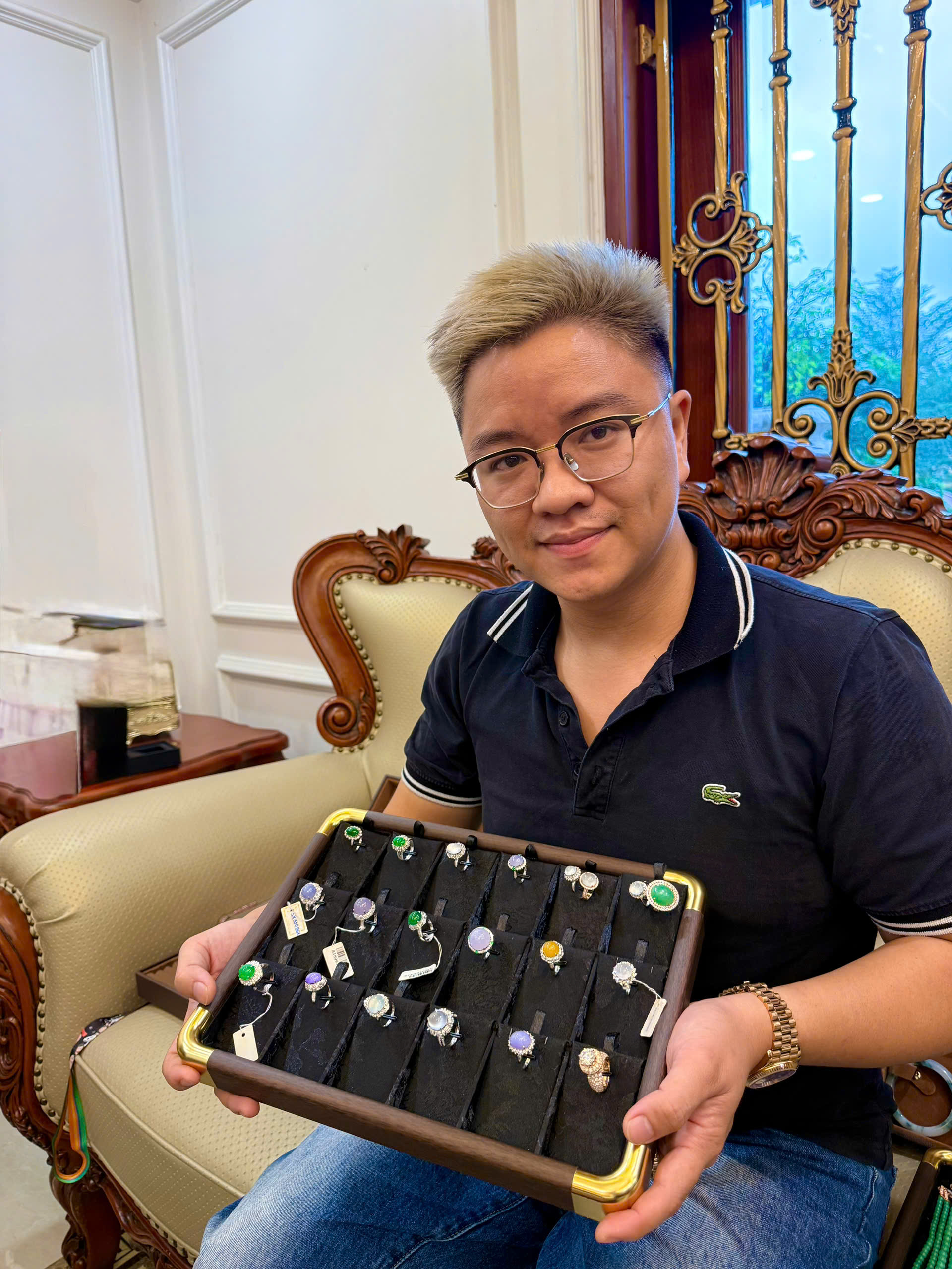 Vòng Tay Ngọc Phỉ Thúy Miến Điện - Mã số 459-Luxury