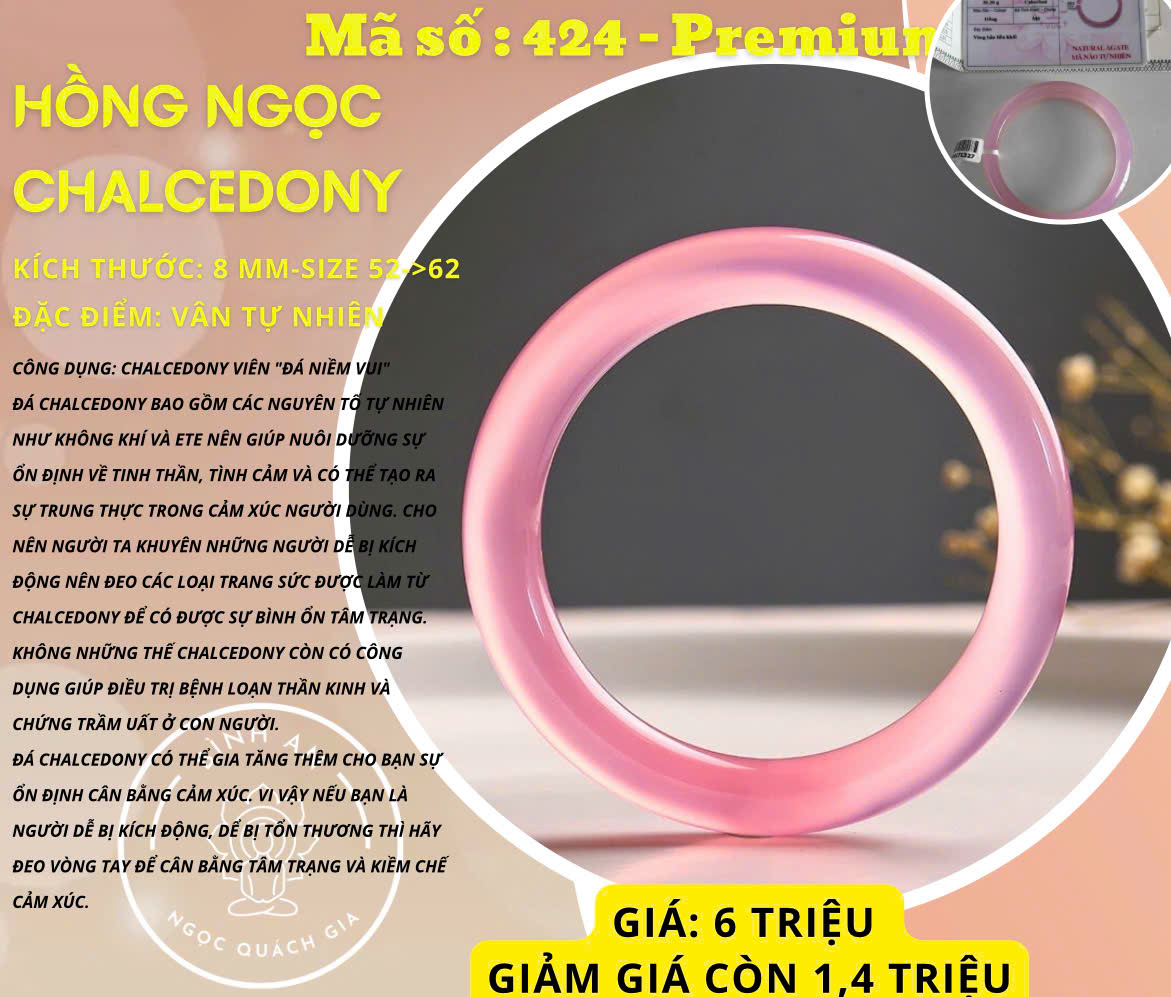 Vòng Tay Ngọc Phỉ Thúy Miến Điện - Mã số 459-Luxury