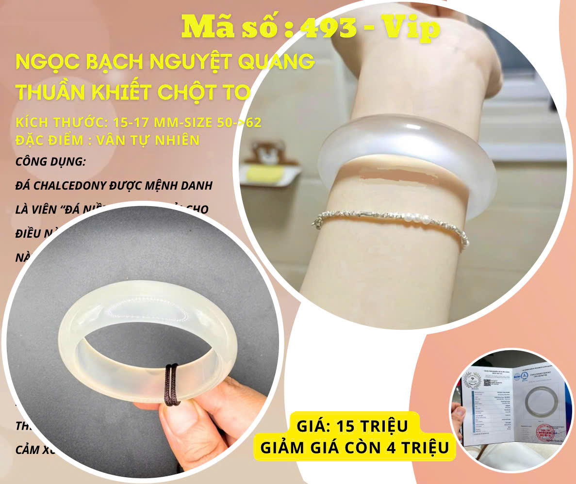 NGỌC BẠCH NGUYỆT QUANG THUẦN KHIẾT CHỌT TO - Mã số: 493-Vip - Ngọc Quách Gia